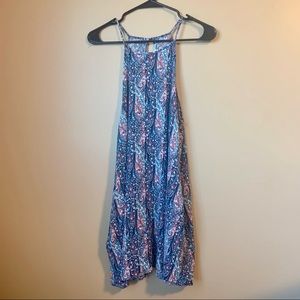 American Eagles Outfitter High Neck Shift Midi Pocketed Large Dress